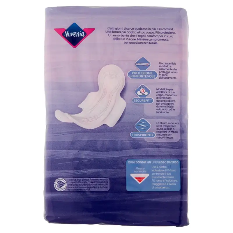 Nuvenia Absorbant Comfort & Protection Subtire cu Aripi 16buc Bax 15 buc.